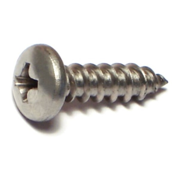 Midwest Fastener Sheet Metal Screw, #10 x 3/4 in, 18-8 Stainless Steel Pan Head Phillips Drive, 20 PK 63466 - main